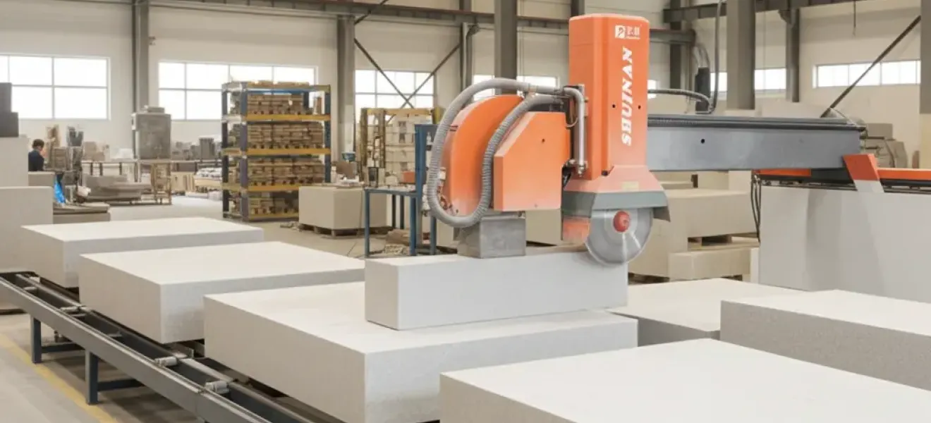 Block cutting machine For Marble