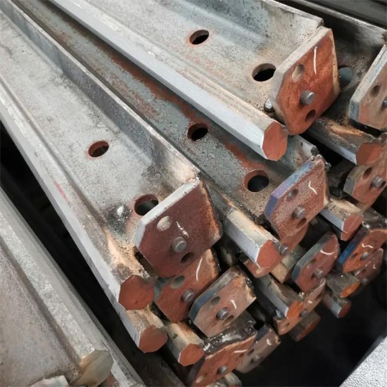 Mine machine rails