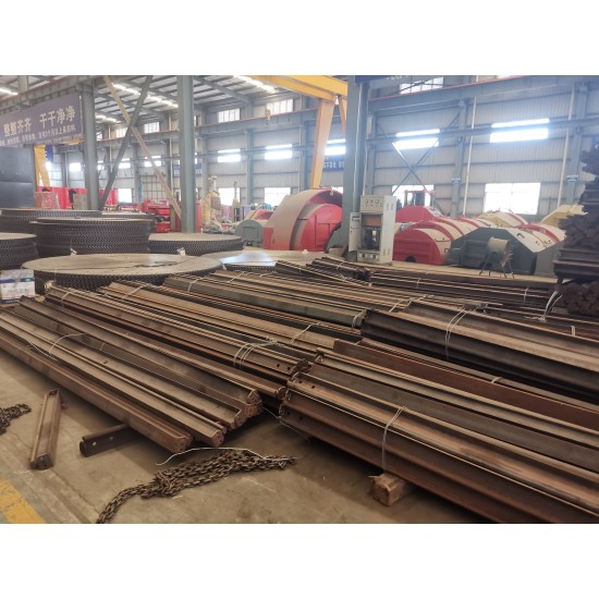 Mine machine rails