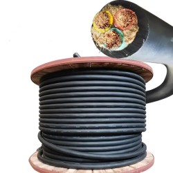 Water and Oil Resistant Double insulated Stranded Conductor YC 10/3 Soow portable core Flexible Rubber electrical Power Cable