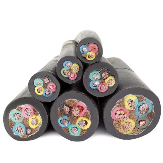 Water and Oil Resistant Double insulated Stranded Conductor YC 10/3 Soow portable core Flexible Rubber electrical Power Cable