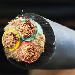 Water and Oil Resistant Double insulated Stranded Conductor YC 10/3 Soow portable core Flexible Rubber electrical Power Cable