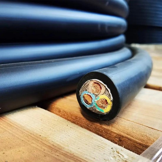 Water and Oil Resistant Double insulated Stranded Conductor YC 10/3 Soow portable core Flexible Rubber electrical Power Cable
