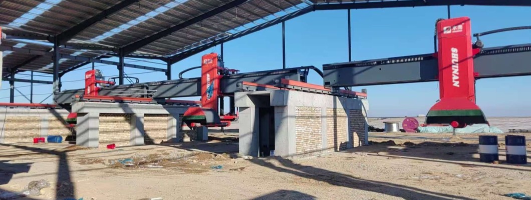 Four Multi-Blade Bridge Block Cutting Machines Delivered to Egypt Stone Factory