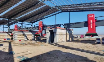 Four Multi-Blade Bridge Block Cutting Machines Delivered to Egypt Stone Factory
