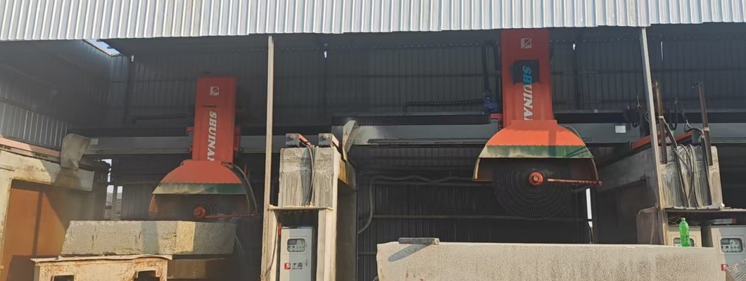 Four Multi-Blade Bridge Block Cutting Machines Successfully Operating in Saudi Arabia