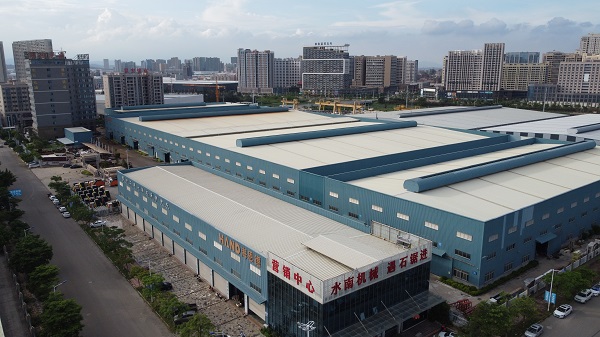 Aerial view of Shuinan Machinery stone machinery manufacturing factory