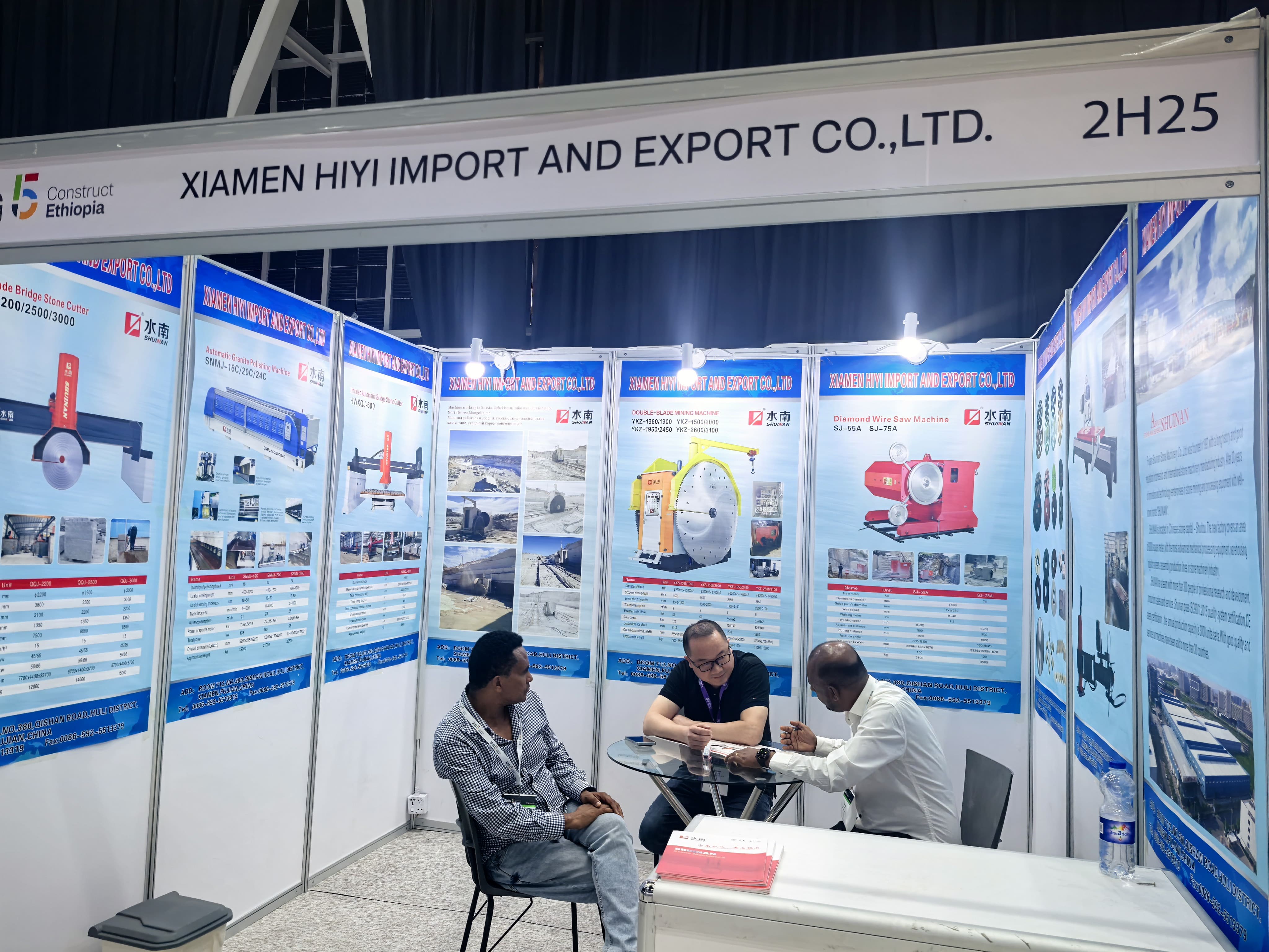 Shuinan Machinery Team with Customers at Big 5 Construct Ethiopia 2026