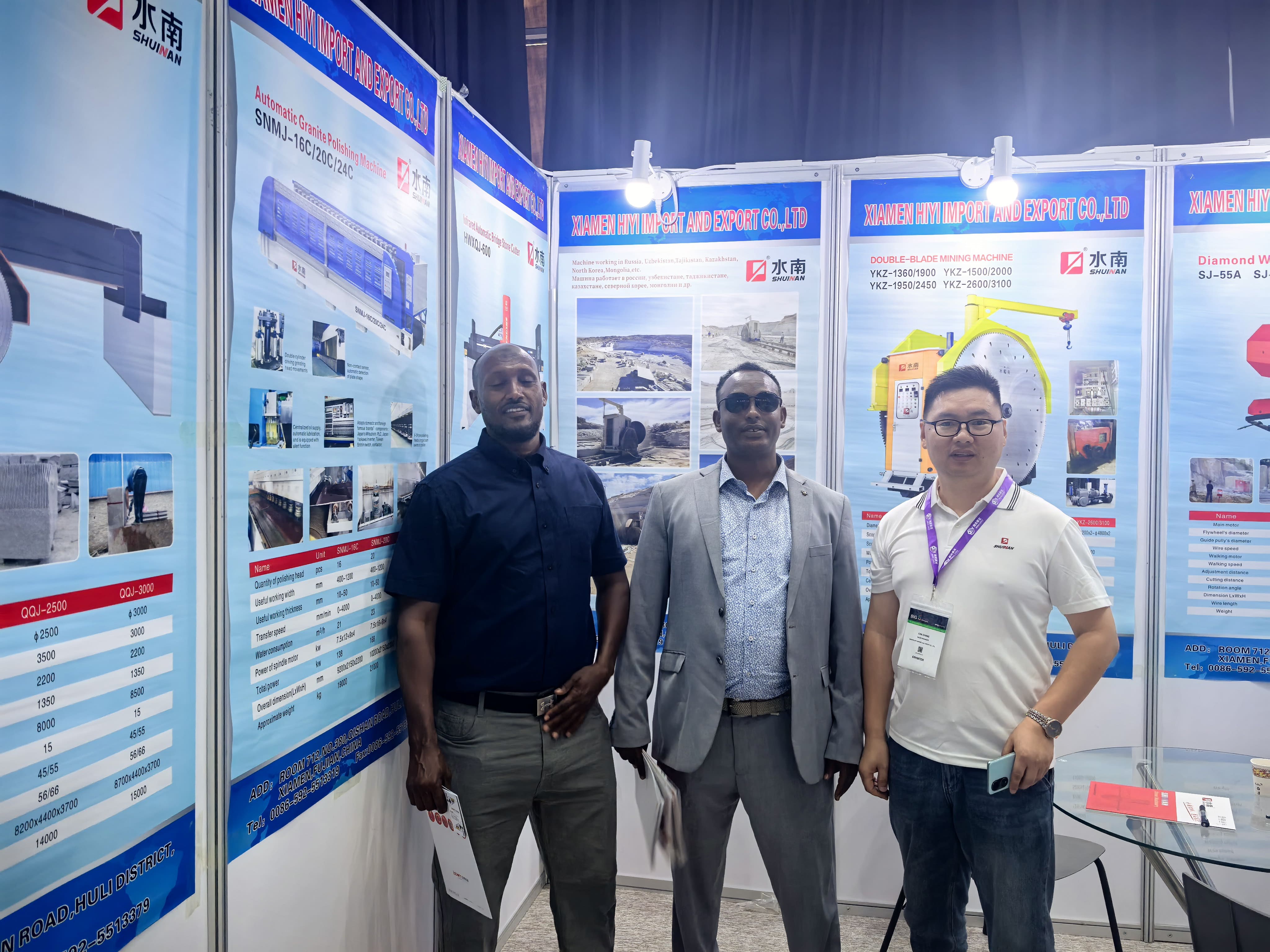 Shuinan Machinery Team with Customers at Big 5 Construct Ethiopia 2026