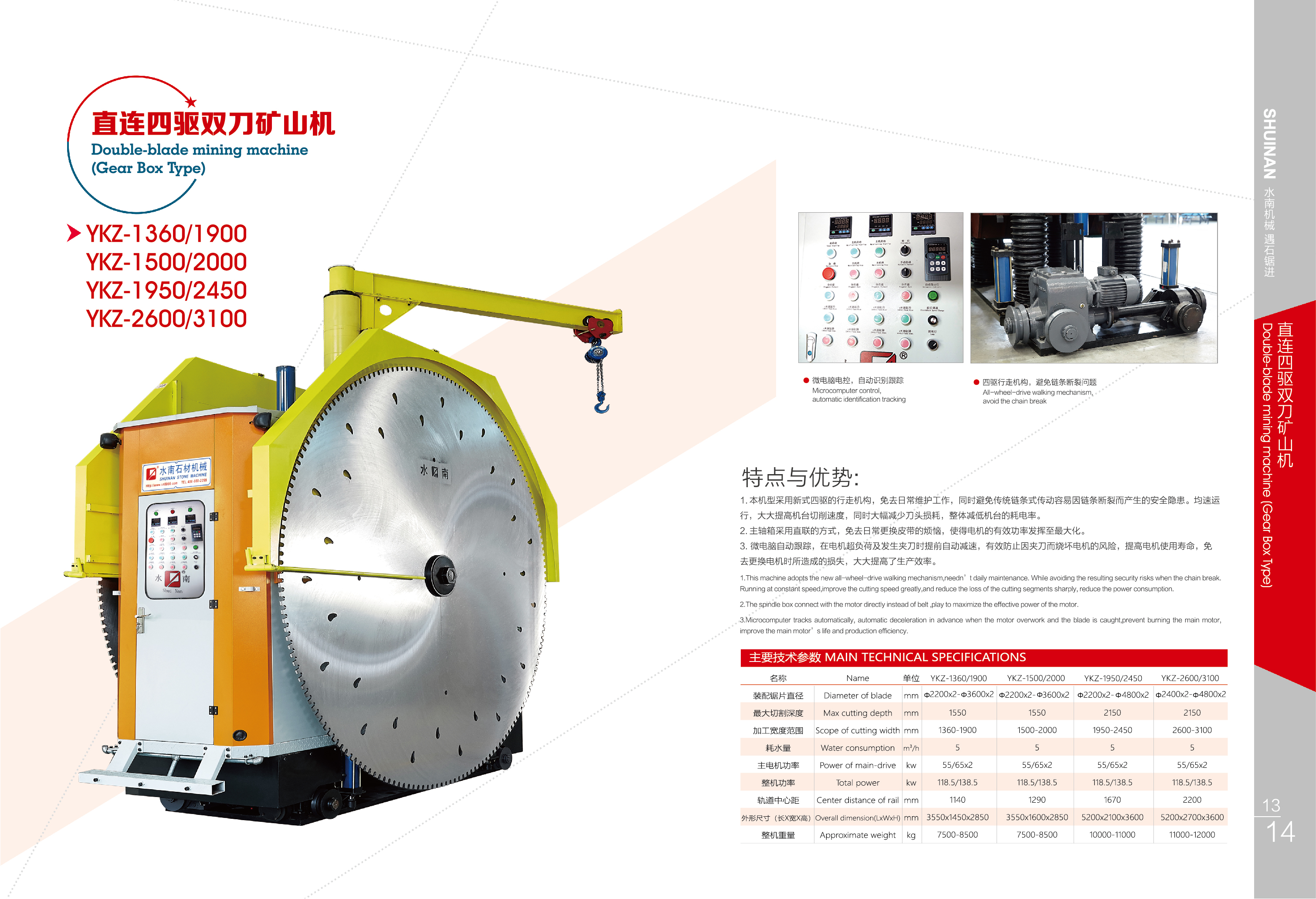 ykz mining machine product brochure