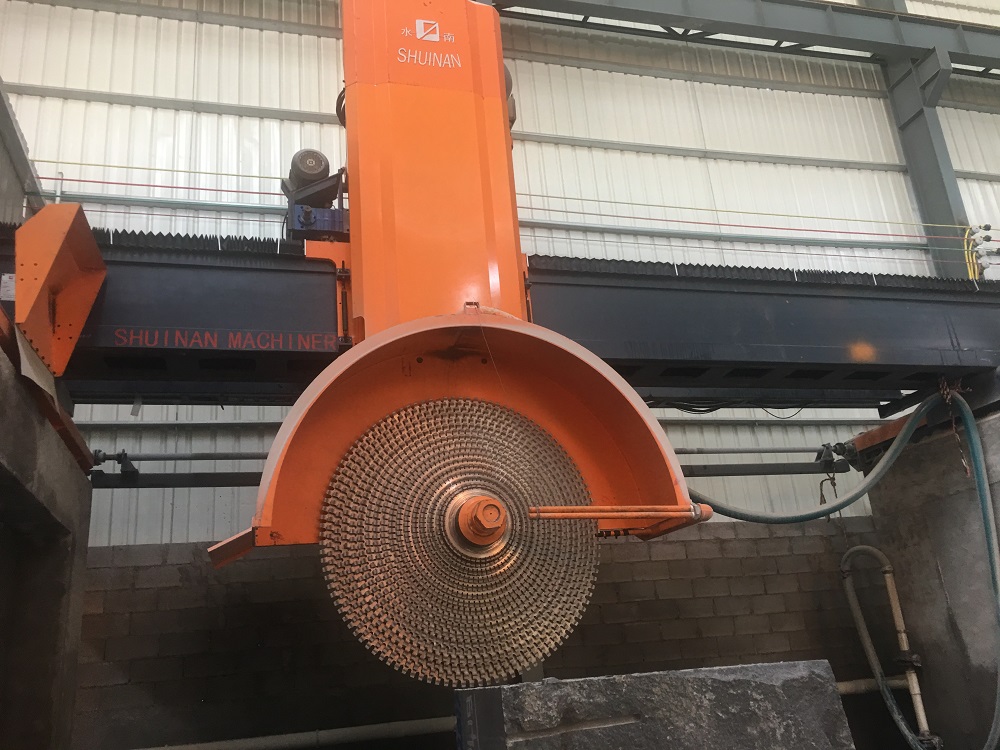 Shuinan Machinery bridge multiblade block cutting machine for stone block to slab cutting