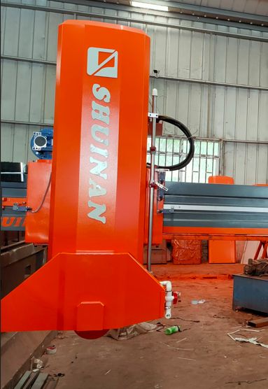 Shuinan Machinery’s newly installed infrared cutting machine at a factory in Algiers, Algeria